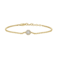 BeadedFlowerdiamondbracelet14kyellowgold