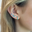 turquoiseflowerstudearrings